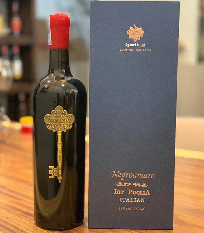 Rượu vang Segreto nhập khẩu